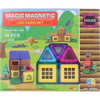 ostatní stavebnice Magnetická stavebnice 48 ks