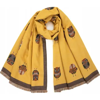 Šála Art of Polo šála žlutá 200 cm - dámská