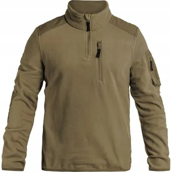 Pánská mikina Mikina Fleecová Brandit Fleece Troyer Olive XXL