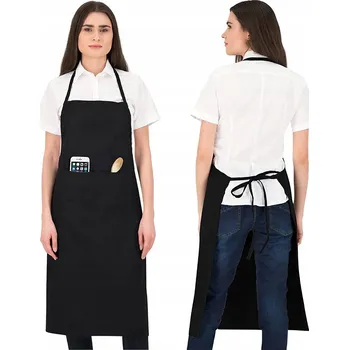 Kuchyňská zástěra Kuchyňská zástěra Raltek 65x75 cm černá