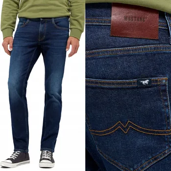 Pánské džíny Mustang 1015865 5000 801 pánské džíny se zúženými nohavicemi velikost 32/32