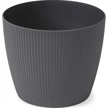 Květináč Plastový květináč Magnolia jumper antracit, 260 mm