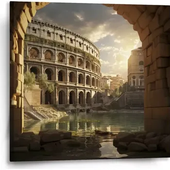 Obraz Sablio Obraz Řím Koloseum Art - 50x50 cm