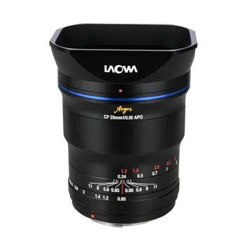Laowa Argus 25 mm f/0,95 CF APO pro Fuji X + dárek UV filtr zdarma (k objektivu obdržíte zdarma filtr K&F Concept MC UV SLIM 62 mm, GREEN MULTI-COATED, GERMAN OPTICS)