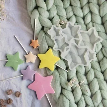 Forma na pečení Dortisimo Silikonová forma na lízátka Hvězdičky