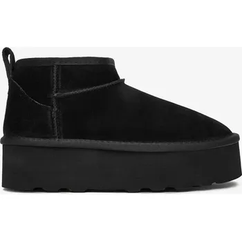 Dámská zimní obuv DeeZee Dámské semišové sněhule zateplené Černé DZN-005