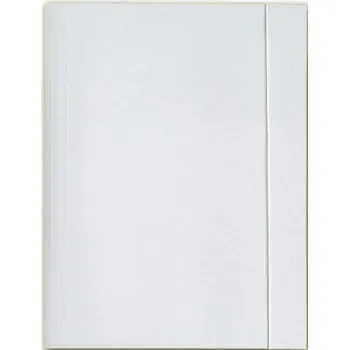 Kartonová složka s gumou A4 bílá Barbara 250G