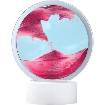 Verk 12383 Pohyblivý obraz s dynamickým 3D pískem, růžový