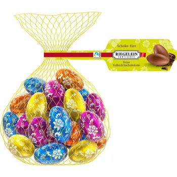 Čokoláda Velikonoční čokoládová vajíčka Mix Zajíček Riegelein z Německa 200g