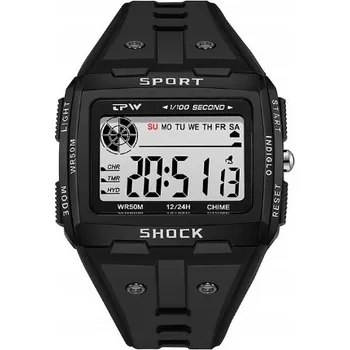 Hodinky MASIVNÍ A ČITELNÉ ELEKTRONICKÉ HODINY LCD, TPW