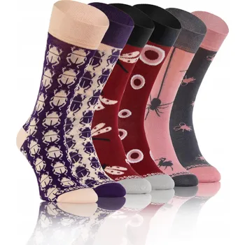 Dámské ponožky Sesto Senso Ponožky vzorované, vícebarevné, velikost 35-38
