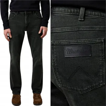 Pánské džíny Džíny Wrangler Greensboro 112371376 Ash W 34 / L 32