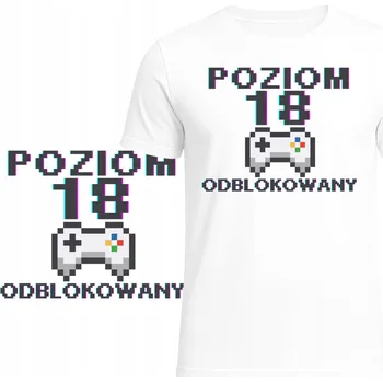 Pánské tričko Pánské Tričko k osmnáctým narozeninám s potiskem HIT 18. narozeniny Super Dárek L