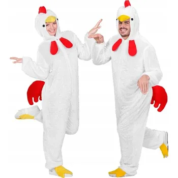 Karnevalový kostým KOSTÝM KUŘE SLEPICE BÍLÝ M/L