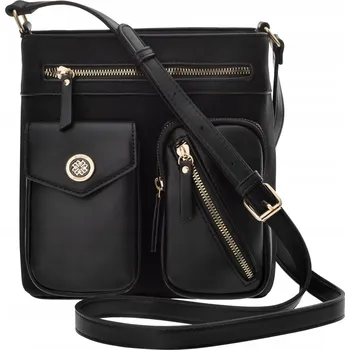 Kabelka Monnari kabelka přes rameno eko kůže černá