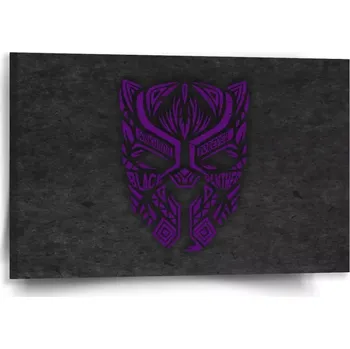 Obraz Sablio Obraz BLACK PANTHER wakanda forever Fialový - 60x40 cm