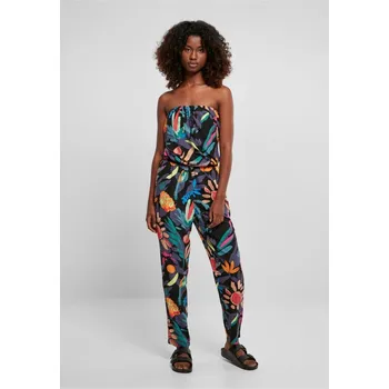 Dámské šaty Ladies Viscose Bandeau Jumpsuit - blackfruity XS