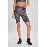 Ladies High Waist Camo Tech Cycle Shorts - dark digital camo 5XL