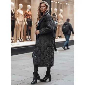 Dámská bunda dlouhá TRENDIFY Dstreet TY4378z Barva: Černá, Velikost: S