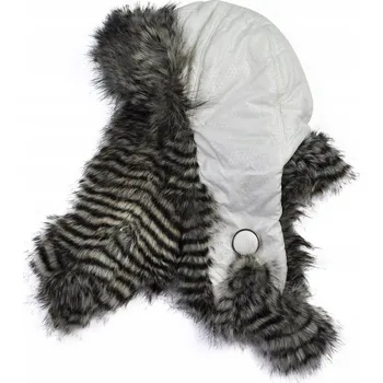 Čepice Zimní čepice Szaleo s klapkami na uši, bílá, univerzální velikost