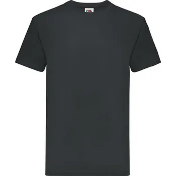 Pánské tričko Tričko super prémiové Fruit of the Loom , černé, velikost 3XL