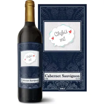 Víno Sablio Červené víno Chybíš mi: 0,75 l