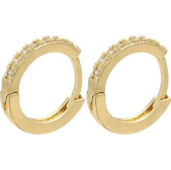 Náušnice MÓDNÍ KLASICKÉ NÁUŠNICE K02 ZLATO