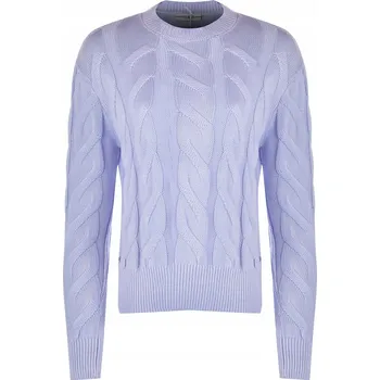 Dámský svetr Guess dámský svetr fialový klasický k bokům velikost L