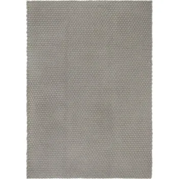 Koberec Koberec obdélníkový, šedý, 160x230 cm, bavlna