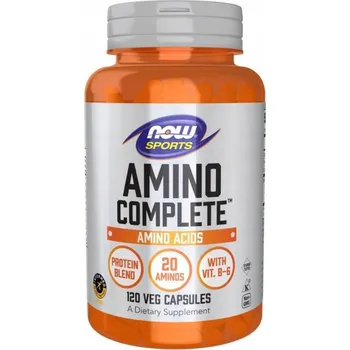 Kapsle Now Foods Amino Complete 120 ks aminokyseliny bez cukru