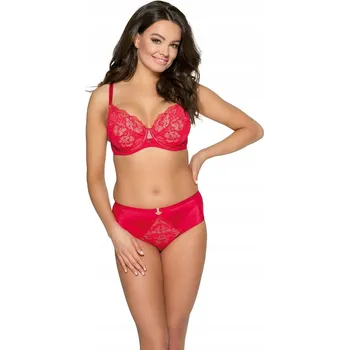 Dámské spodní prádlo Ava push-up podprsenka červená velikost 85B
