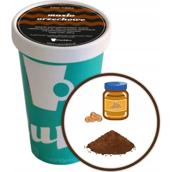 Káva Ochucená mletá Káva s příchutí ECO ARABICA ARAŠÍDOVÉ MÁSLO 200g Cup&You