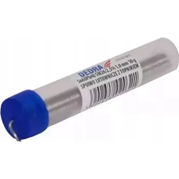 Páječka Cín s tavidlem, pájecí drát DEDRA 31L61001 1,0mm cívka 10g