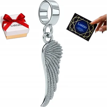 Přívěsek Přívěsek na náramky Larezo stříbrné křídlo 3,1 cm