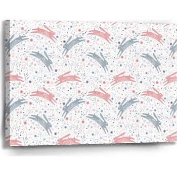 Obraz Sablio Obraz Folklórní zajíčci - 90x60 cm