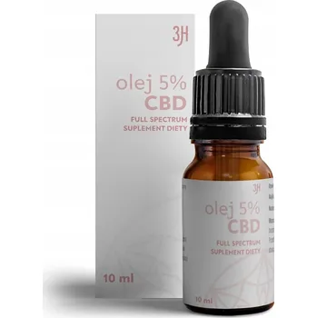 CBD CBD konopný olej 5% 3H CBD Oil Organic 10 ml