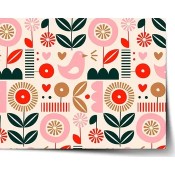 Plakát Sablio Plakát Retro folklór - 60x40 cm