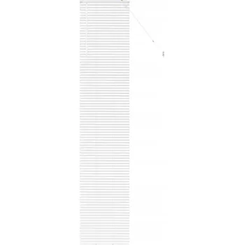 Žaluzie Okenní žaluzie s roletou, manuální ovládání, bílá, hliníková