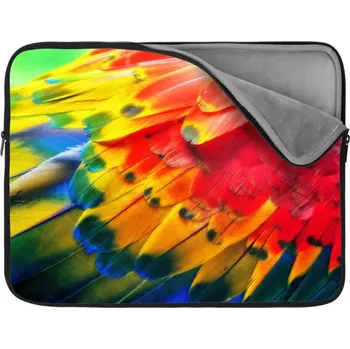 pouzdro na notebook Sablio Obal na notebook Barevné peří 2 - 15,6"