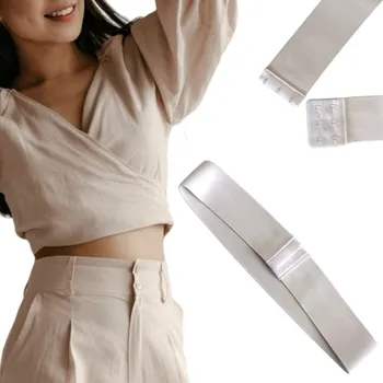 Podprsenka Pásek pro úpravu délky oblečení, triček, Crop Top Band velikost M - Bílý