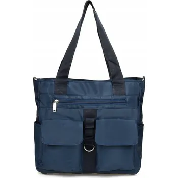 Beltimore kabelka kabelka přes rameno z mikrovlákna modrá