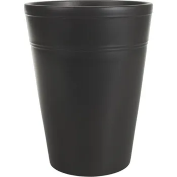 Květináč Květináč 13 cm keramický černý, šedý