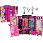 LEAN Toys 13093 panenka se šatníkem