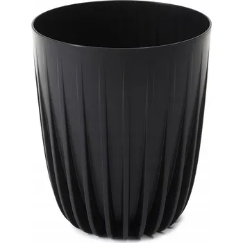Květináč Květináč Mira Eco Recycled průměr 190 mm černý Lamela