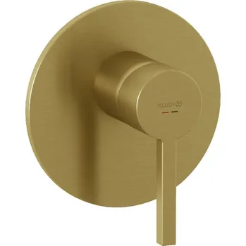 Vodovodní baterie Kludi Nova Fonte Puristic sprchová baterie pod omítku zlatá 20755N015