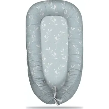 Hnízdečko pro miminko Sablio Hnízdečko pro miminko Bílé lístky