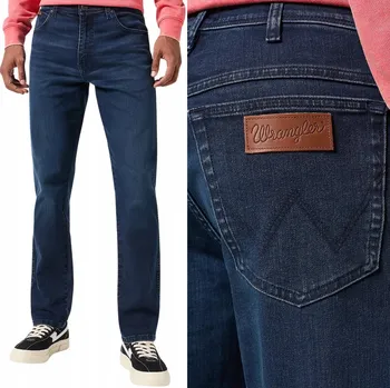 Pánské džíny Wrangler Texas Slim pánské džíny se zúženými nohavicemi, velikost 46/30