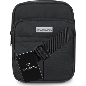 Pánská taška přes rameno malá sportovní taška do práce černá lehká ZAGATTO