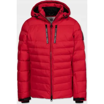 Pitbull pánská prošívaná bunda s kapucí CRESTLINE, velikost XL