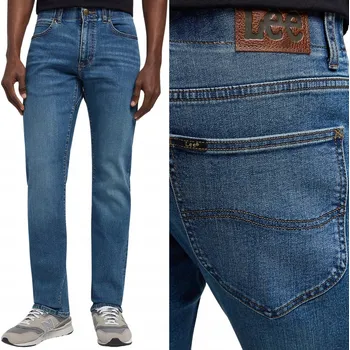 Pánské džíny Lee Slim Fit MVP XM Extreme Motion pánské džíny se zúženými nohavicemi, velikost 46/32